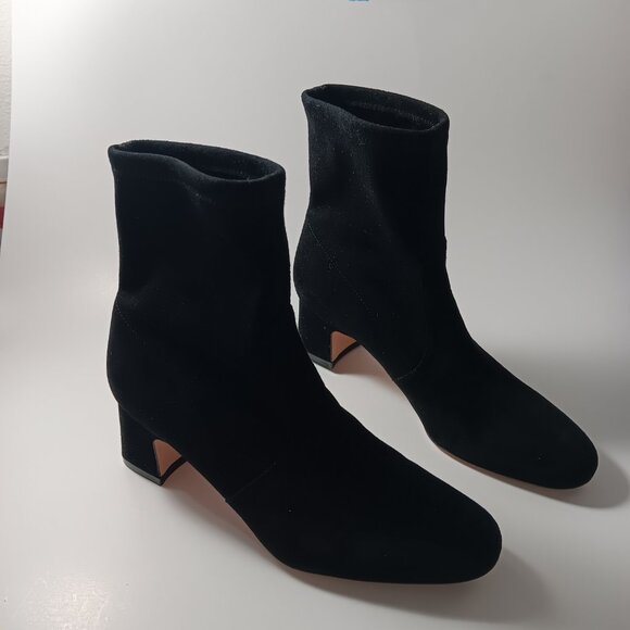 Stuart weitzman  niki  60 booties black  size 4 1/2 - Picture 2 of 7